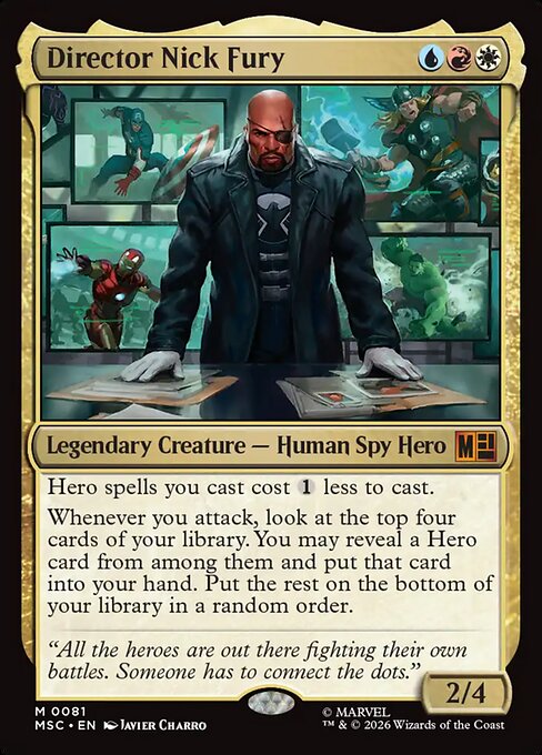 Director Nick Fury #81 from Marvel Super Heroes Commander