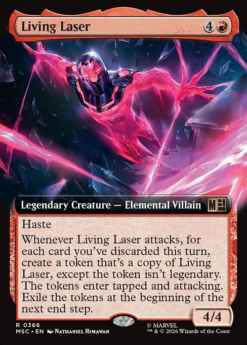 Living Laser #366 from Marvel Super Heroes Commander