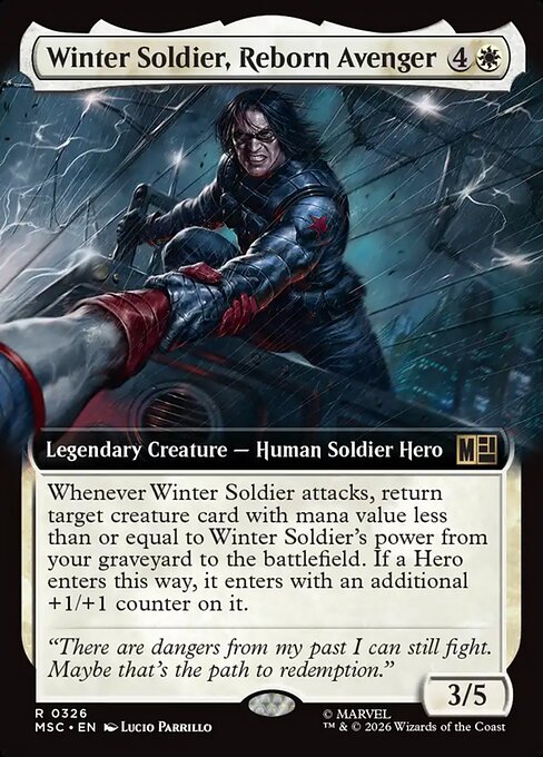 Winter Soldier, Reborn Avenger #326 from Marvel Super Heroes Commander