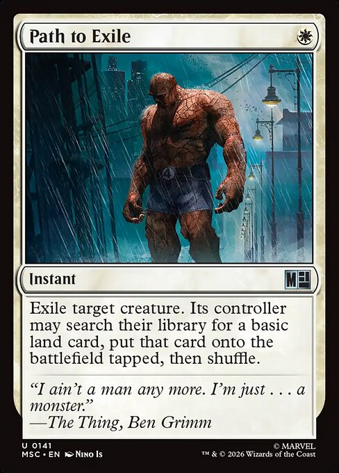 Path to Exile #141 from Marvel Super Heroes Commander