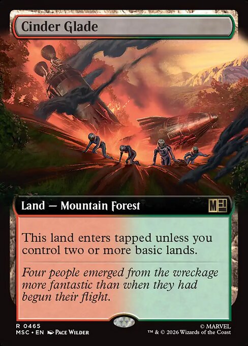 Cinder Glade #465 from Marvel Super Heroes Commander
