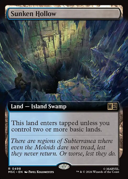 Sunken Hollow #498 from Marvel Super Heroes Commander