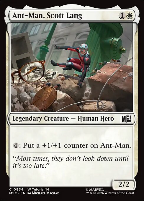 Ant-Man, Scott Lang #834 from Marvel Super Heroes Commander