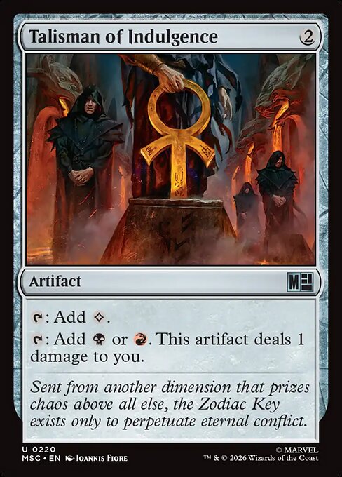 Talisman of Indulgence #220 from Marvel Super Heroes Commander