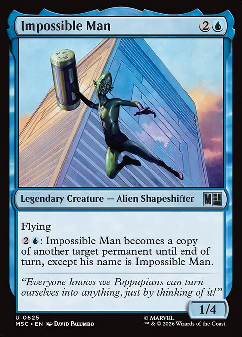 Impossible Man #625 from Marvel Super Heroes Commander