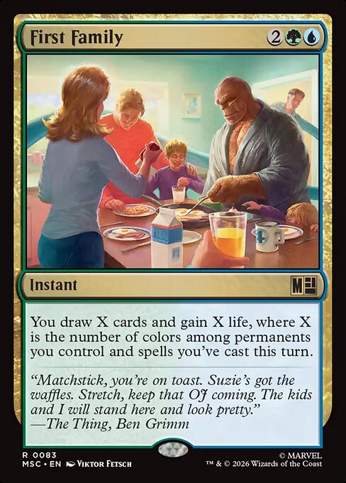 First Family #83 from Marvel Super Heroes Commander
