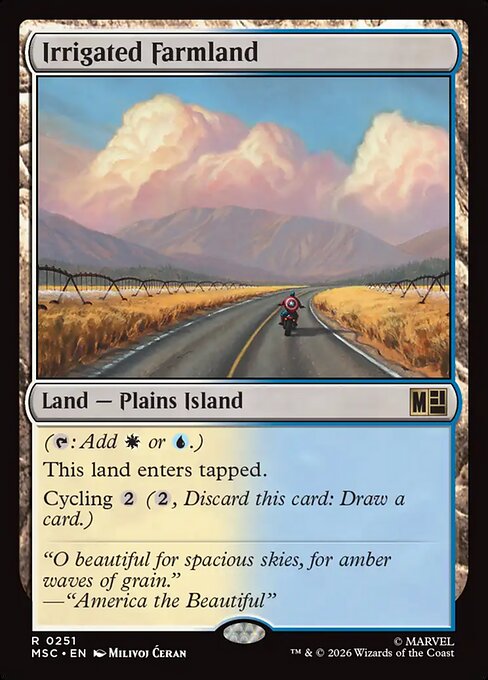 Irrigated Farmland #251 from Marvel Super Heroes Commander