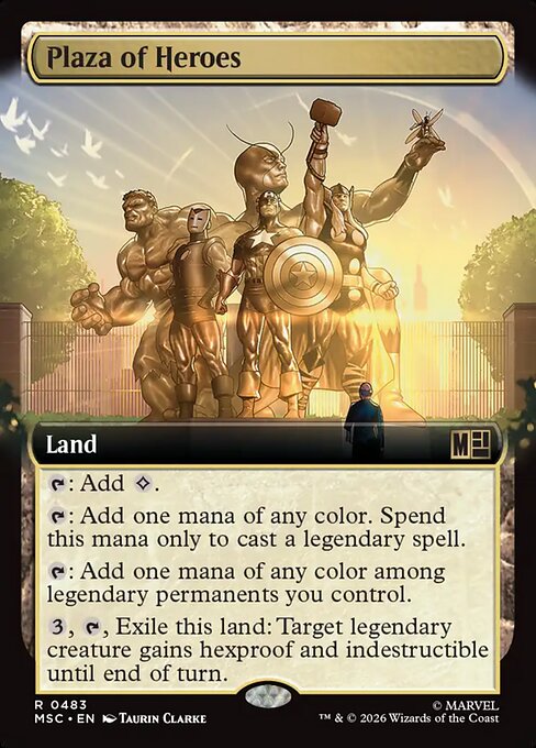 Plaza of Heroes #483 from Marvel Super Heroes Commander
