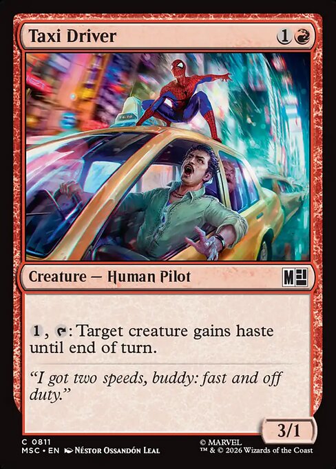 Taxi Driver #811 from Marvel Super Heroes Commander