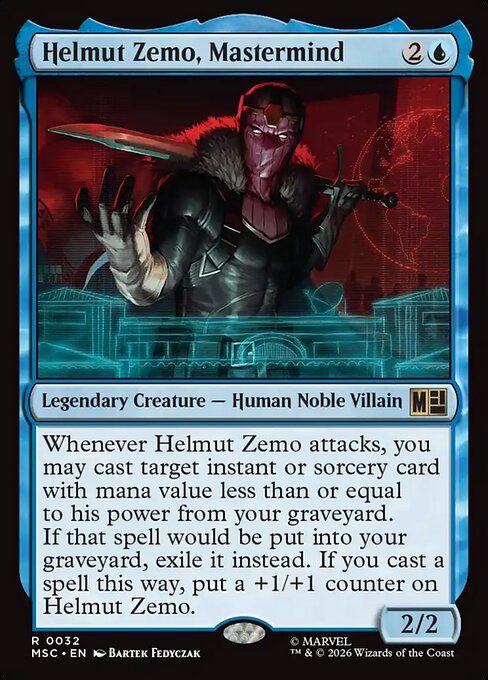 Helmut Zemo, Mastermind #32 from Marvel Super Heroes Commander