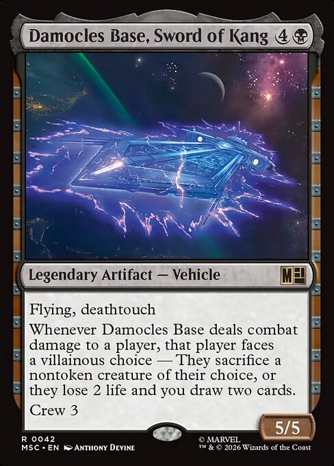Damocles Base, Sword of Kang #42 from Marvel Super Heroes Commander