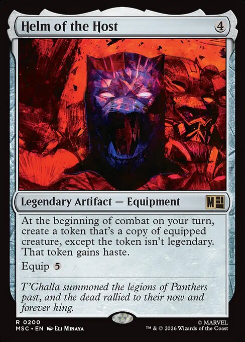 Helm of the Host #200 from Marvel Super Heroes Commander