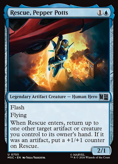 Rescue, Pepper Potts #755 from Marvel Super Heroes Commander
