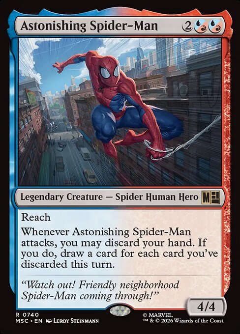 Astonishing Spider-Man #740 from Marvel Super Heroes Commander