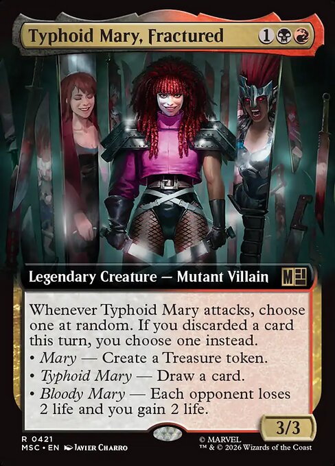 Typhoid Mary, Fractured #421 from Marvel Super Heroes Commander