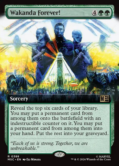 Wakanda Forever! #388 from Marvel Super Heroes Commander