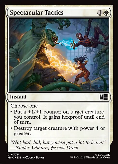 Spectacular Tactics #775 from Marvel Super Heroes Commander