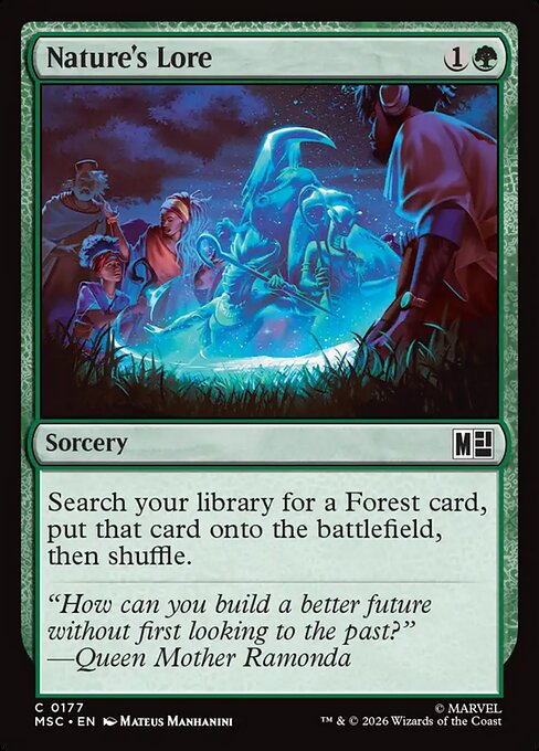Nature's Lore #177 from Marvel Super Heroes Commander