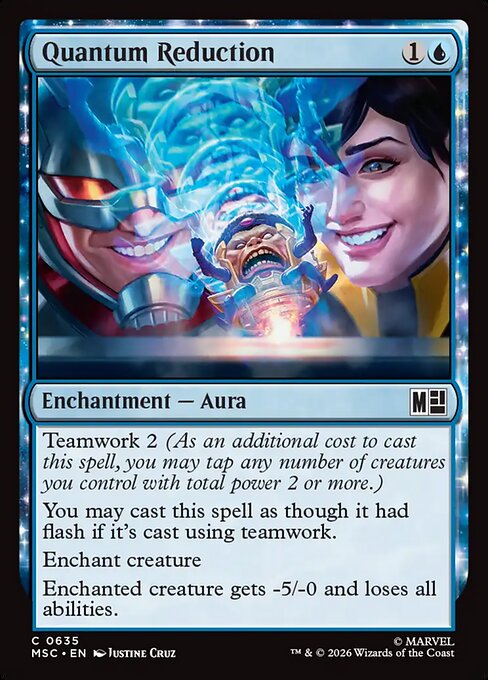 Quantum Reduction #635 from Marvel Super Heroes Commander