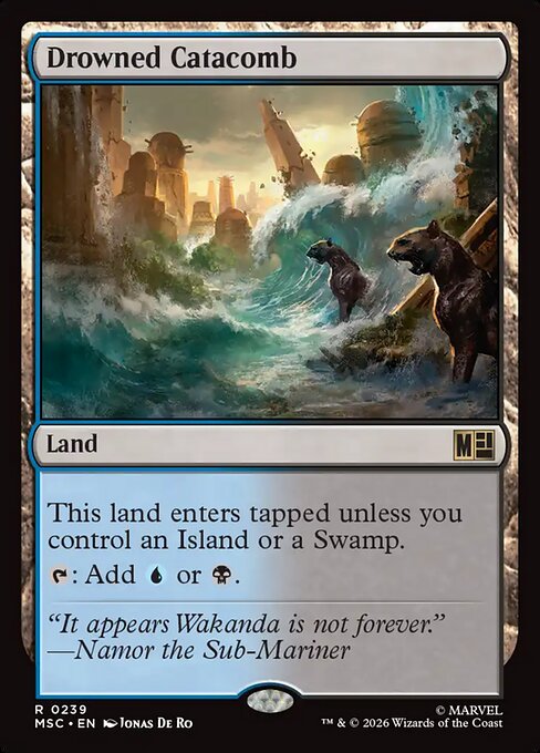 Drowned Catacomb #239 from Marvel Super Heroes Commander