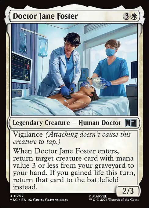 Doctor Jane Foster #757 from Marvel Super Heroes Commander