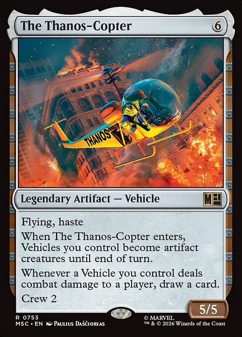 The Thanos-Copter #753 from Marvel Super Heroes Commander