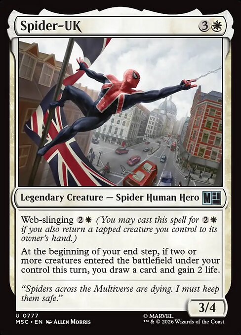 Spider-UK #777 from Marvel Super Heroes Commander