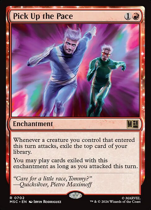 Pick Up the Pace #702 from Marvel Super Heroes Commander