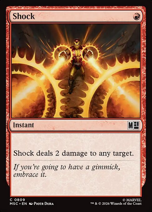 Shock #809 from Marvel Super Heroes Commander