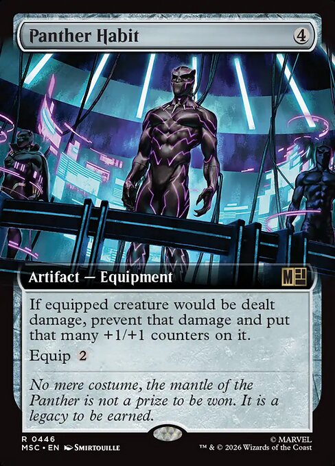 Panther Habit #446 from Marvel Super Heroes Commander