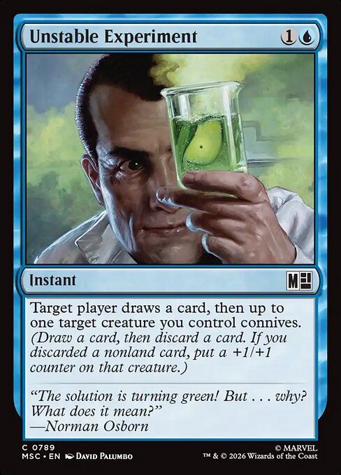 Unstable Experiment #789 from Marvel Super Heroes Commander