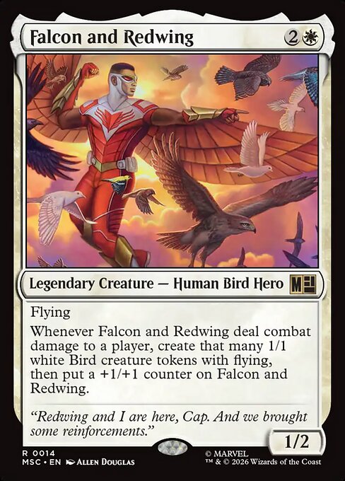 Falcon and Redwing #14 from Marvel Super Heroes Commander