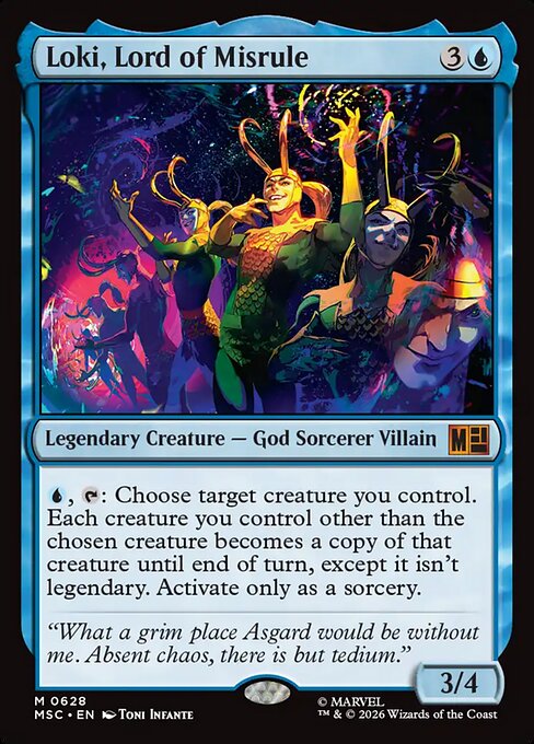 Loki, Lord of Misrule #628 from Marvel Super Heroes Commander