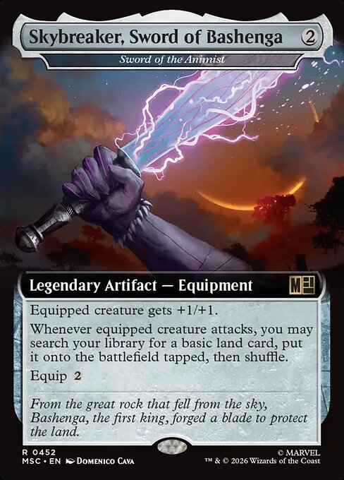 Sword of the Animist #452 from Marvel Super Heroes Commander