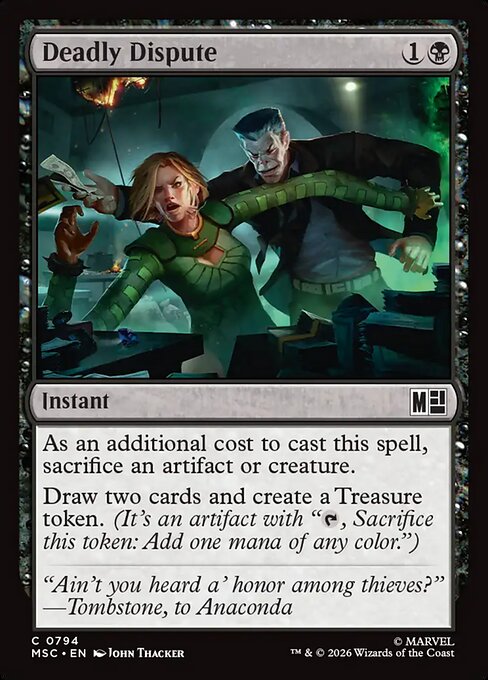 Deadly Dispute #794 from Marvel Super Heroes Commander