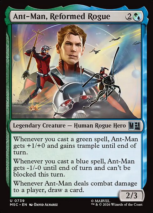 Ant-Man, Reformed Rogue #739 from Marvel Super Heroes Commander