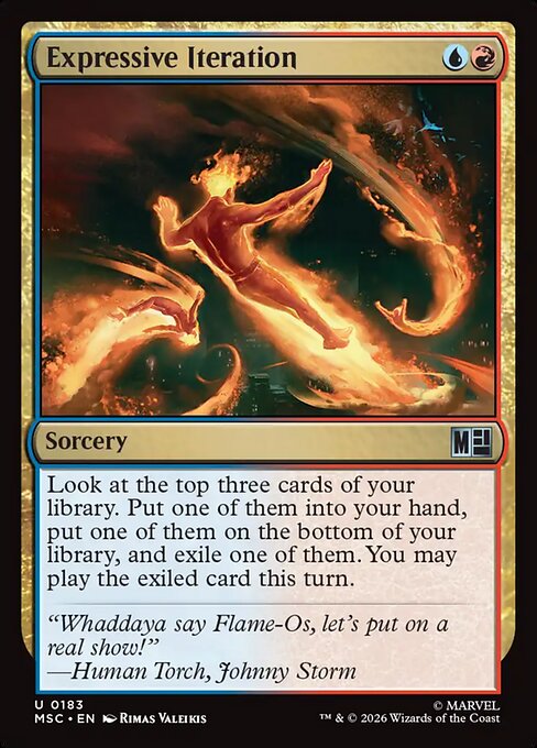 Expressive Iteration #183 from Marvel Super Heroes Commander