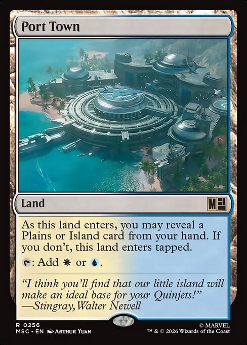 Port Town #256 from Marvel Super Heroes Commander