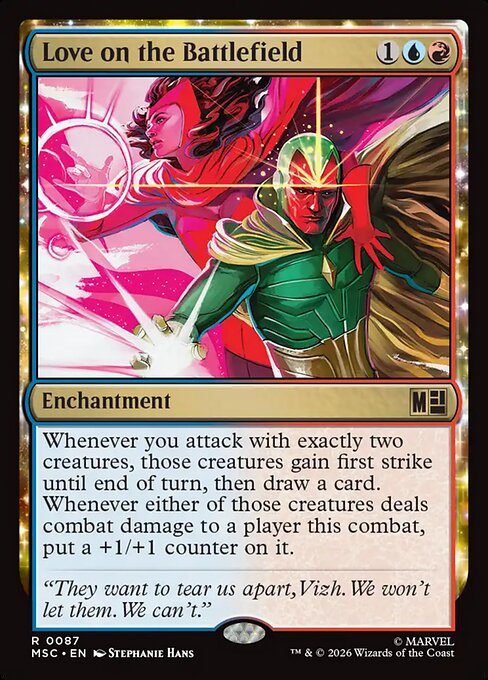 Love on the Battlefield #87 from Marvel Super Heroes Commander