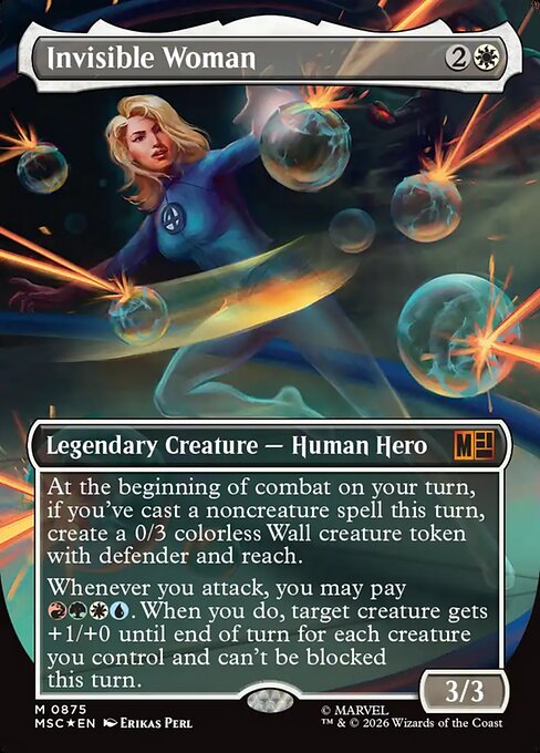 Invisible Woman #875 from Marvel Super Heroes Commander