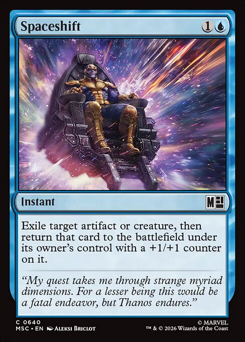 Spaceshift #640 from Marvel Super Heroes Commander