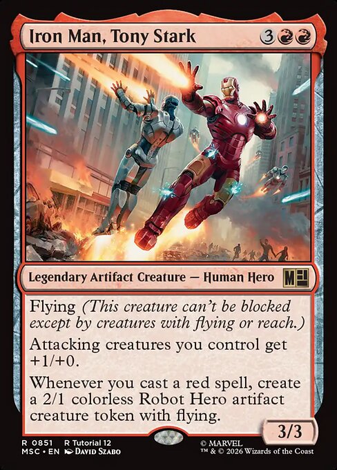 Iron Man, Tony Stark #851 from Marvel Super Heroes Commander
