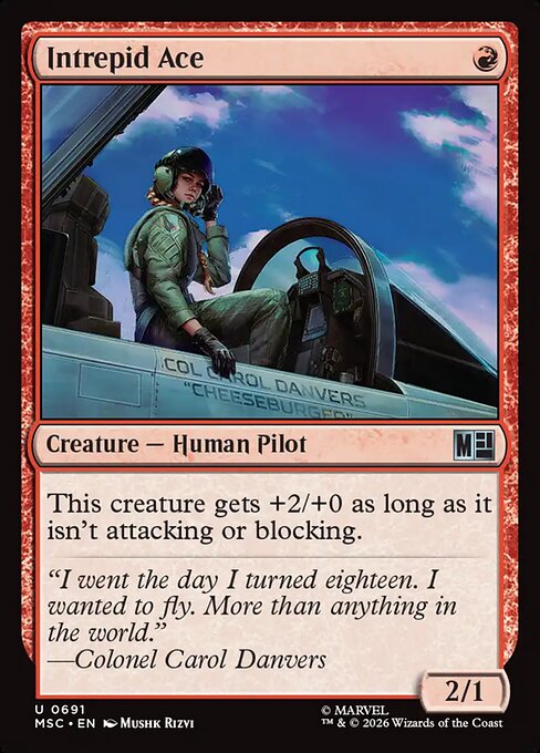 Intrepid Ace #691 from Marvel Super Heroes Commander
