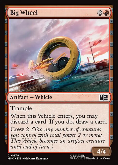 Big Wheel #679 from Marvel Super Heroes Commander