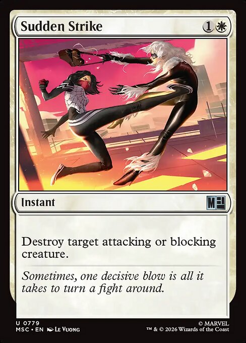 Sudden Strike #779 from Marvel Super Heroes Commander
