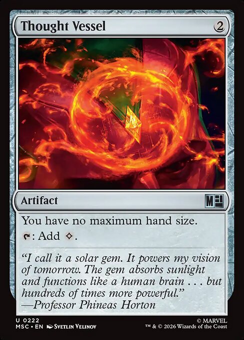 Thought Vessel #222 from Marvel Super Heroes Commander