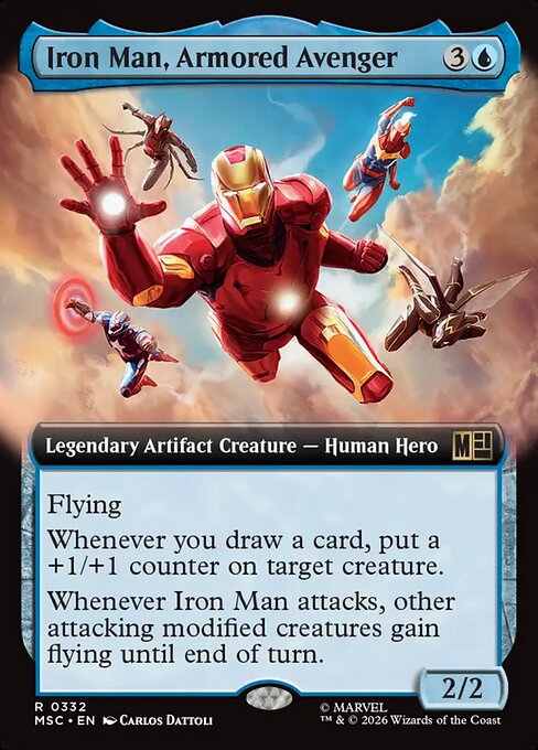 Iron Man, Armored Avenger #332 from Marvel Super Heroes Commander
