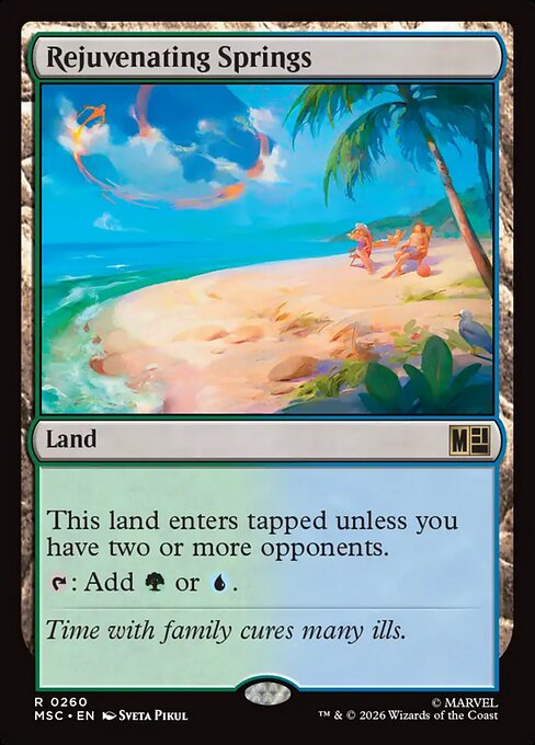 Rejuvenating Springs #260 from Marvel Super Heroes Commander