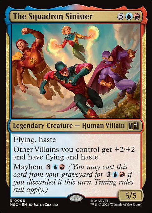 The Squadron Sinister #96 from Marvel Super Heroes Commander