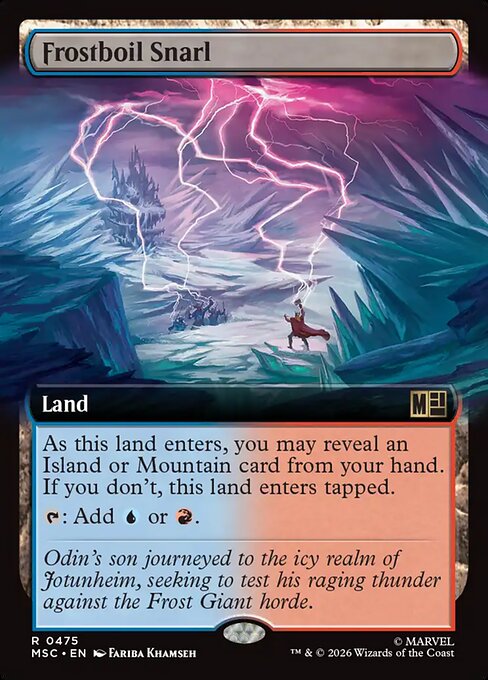 Frostboil Snarl #475 from Marvel Super Heroes Commander